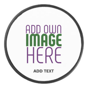 編モダン集シンプル可能な白画像文字テンプレート アイスホッケーパック