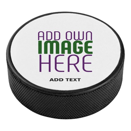 編モダン集シンプル可能な白画像文字テンプレート アイスホッケーパック (3/4)