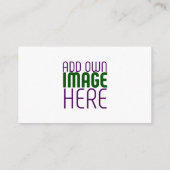 編モダン集シンプル可能な白画像文字テンプレート アドバイスカード (裏面)