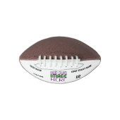 編モダン集シンプル可能な白画像文字テンプレート アメリカンフットボール (正面)