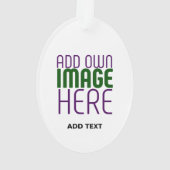 編モダン集シンプル可能な白画像文字テンプレート オーナメント (裏面)