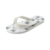 編モダン集シンプル可能な白画像文字テンプレート キッズビーチサンダル (アングル)