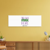 編モダン集シンプル可能な白画像文字テンプレート キャンバスプリント (インサイチュ (リビング))