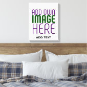 編モダン集シンプル可能な白画像文字テンプレート キャンバスプリント (インサイチュ (寝室))