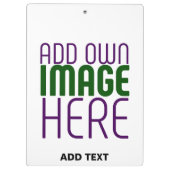 編モダン集シンプル可能な白画像文字テンプレート クリップボード (裏面)