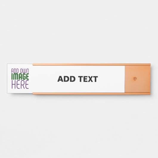 編モダン集シンプル可能な白画像文字テンプレート サインプレート (正面)