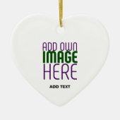 編モダン集シンプル可能な白画像文字テンプレート セラミックオーナメント (正面)