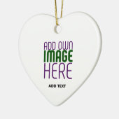 編モダン集シンプル可能な白画像文字テンプレート セラミックオーナメント (左)