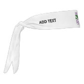 編モダン集シンプル可能な白画像文字テンプレート タイヘッドバンド (回転270)