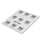 編モダン集シンプル可能な白画像文字テンプレート タイル (側面)