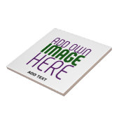 編モダン集シンプル可能な白画像文字テンプレート タイル (側面)