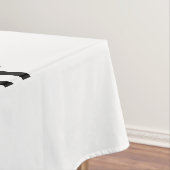 編モダン集シンプル可能な白画像文字テンプレート テーブルクロス (インサイチュ)