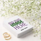 編モダン集シンプル可能な白画像文字テンプレート トランプ (インサイチュ (ウェディング))