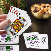 編モダン集シンプル可能な白画像文字テンプレート トランプ (インサイチュ)