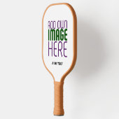 編モダン集シンプル可能な白画像文字テンプレート ピックルボールラケット (左)