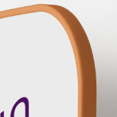 編モダン集シンプル可能な白画像文字テンプレート ピックルボールラケット (左詳細)