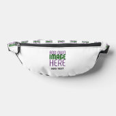 編モダン集シンプル可能な白画像文字テンプレート ファニーパック (レイダウン)