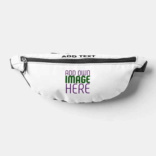 編モダン集シンプル可能な白画像文字テンプレート ファニーパック (レイダウン)