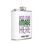 編モダン集シンプル可能な白画像文字テンプレート フラスク (右)