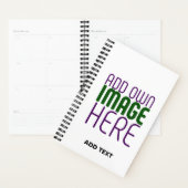 編モダン集シンプル可能な白画像文字テンプレート プランナー手帳 (ディスプレー)