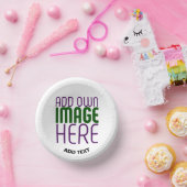 編モダン集シンプル可能な白画像文字テンプレート ペーパーボウル (パーティー)