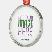 編モダン集シンプル可能な白画像文字テンプレート メタルオーナメント (左)