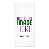 編モダン集シンプル可能な白画像文字テンプレート ラックカード (裏面)