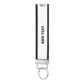 編モダン集シンプル可能な白画像文字テンプレート リストバンドキーホルダー (鍵ボトム)