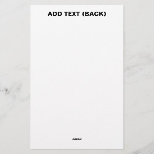 編モダン集シンプル可能な白画像文字テンプレート 便箋 (裏面)