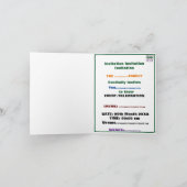 編モダン集シンプル可能な白画像文字テンプレート 招待状 (内部)