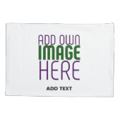 編モダン集シンプル可能な白画像文字テンプレート 枕カバー (裏面)