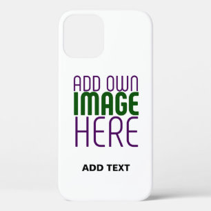 編モダン集シンプル可能な白画像文字テンプレート iPhone 12ケース