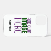 編モダン集シンプル可能な白画像文字テンプレート Case-Mate iPhoneケース (裏面 (横))