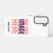 編モダン集シンプル可能な白画像文字テンプレート SAMSUNG GALAXYケース (裏面横)