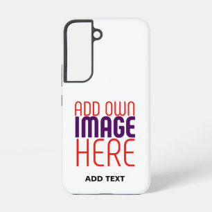 編モダン集シンプル可能な白画像文字テンプレート SAMSUNG GALAXY S22ケース