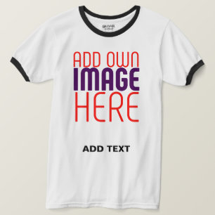 編モダン集シンプル可能な白画像文字テンプレート Tシャツ