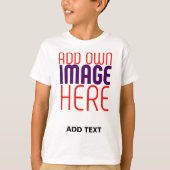 編モダン集シンプル可能な白画像文字テンプレート Tシャツ (正面)