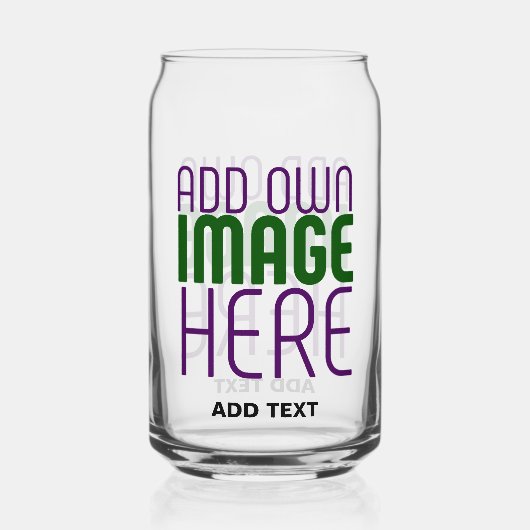 編モダン集シンプル可能画澄ん像文字テンプレート ガラス缶 (正面)