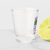 編モダン集シンプル可能画澄ん像文字テンプレート ショットグラス (左)