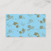 編学糸編み物のレッスン 名刺 (裏面)