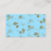 編学糸編み物のレッスン 名刺 (裏面)