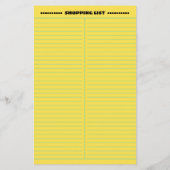 編成さ最高のれた両面ショッピングリスト チラシ (裏面)
