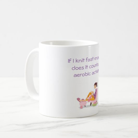 編機械のためのマグ コーヒーマグカップ (正面左)
