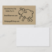 編機械の名刺 名刺 (正面/裏面)