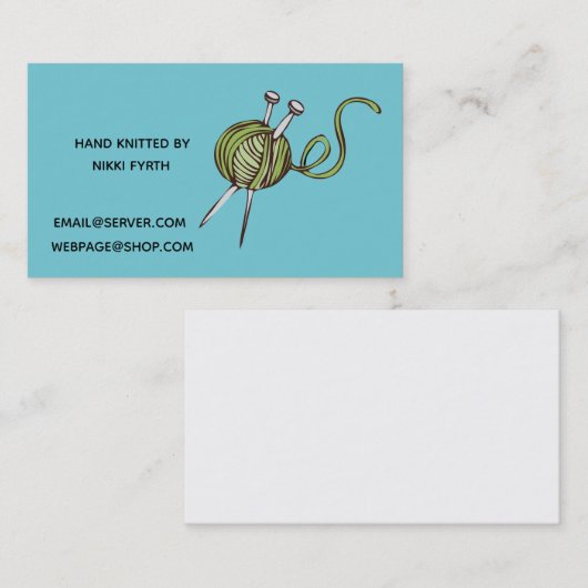 編機械の名刺 名刺 (正面/裏面)