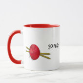 編機械の飲料のマグ マグカップ (左)