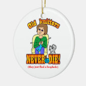 編機械 セラミックオーナメント (左)