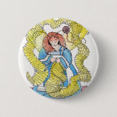 編機械 缶バッジ (正面)