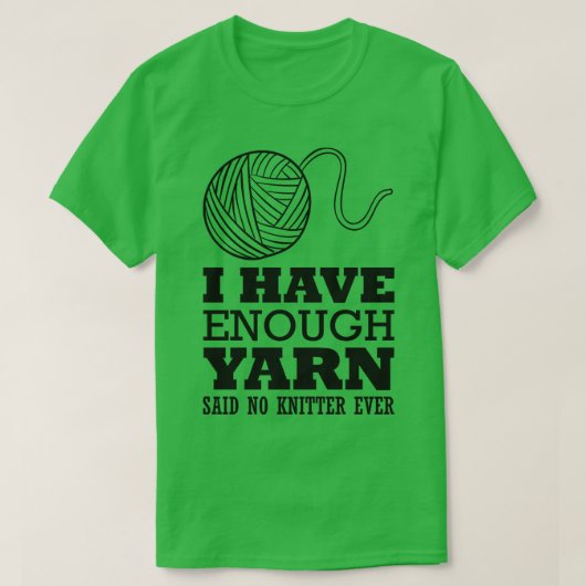 編物無しと言って糸が十分にある Tシャツ (デザイン正面)