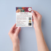 編物、編み物店、糸屋 チラシ (手)